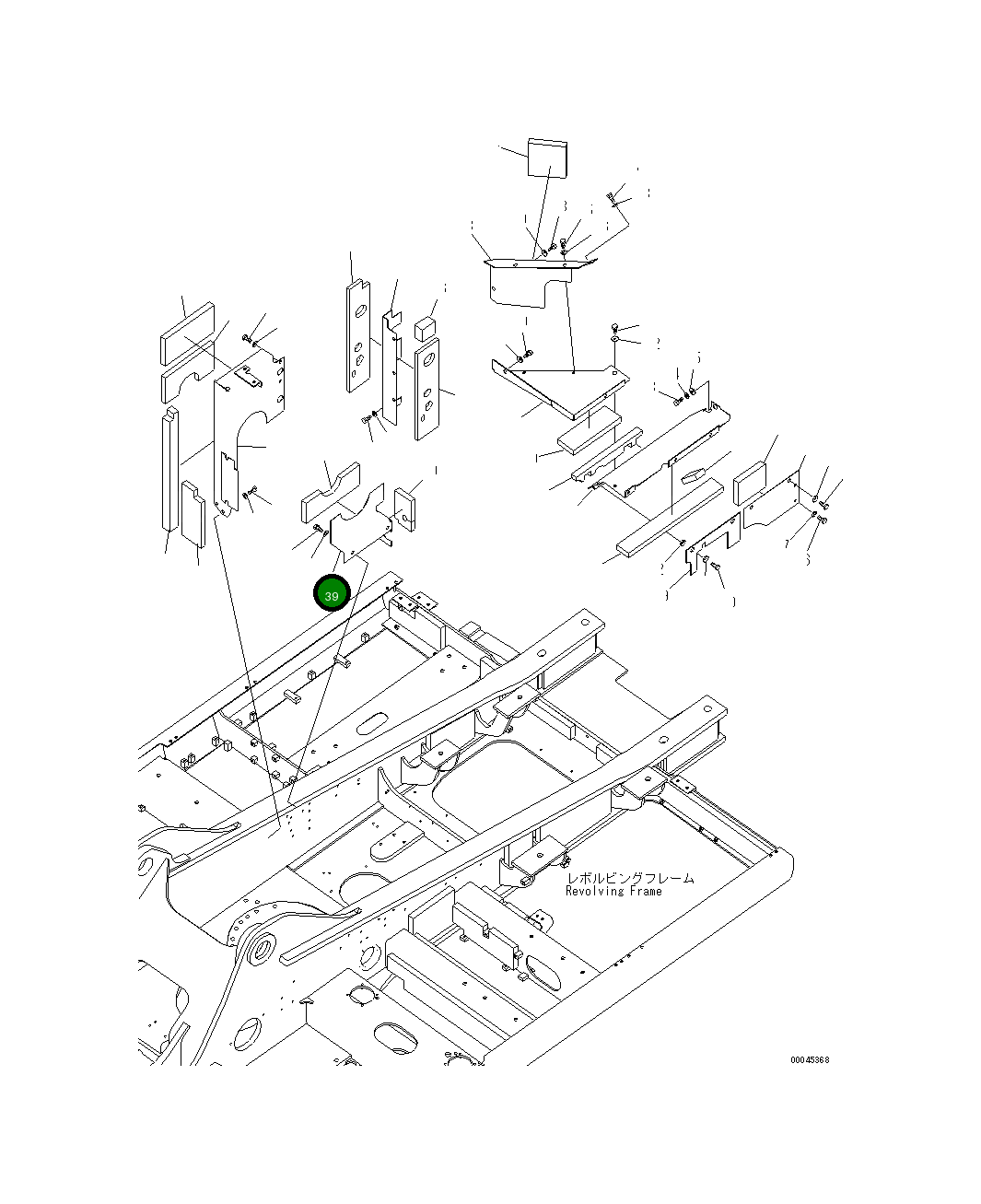Крышка 207-54-76620 Komatsu