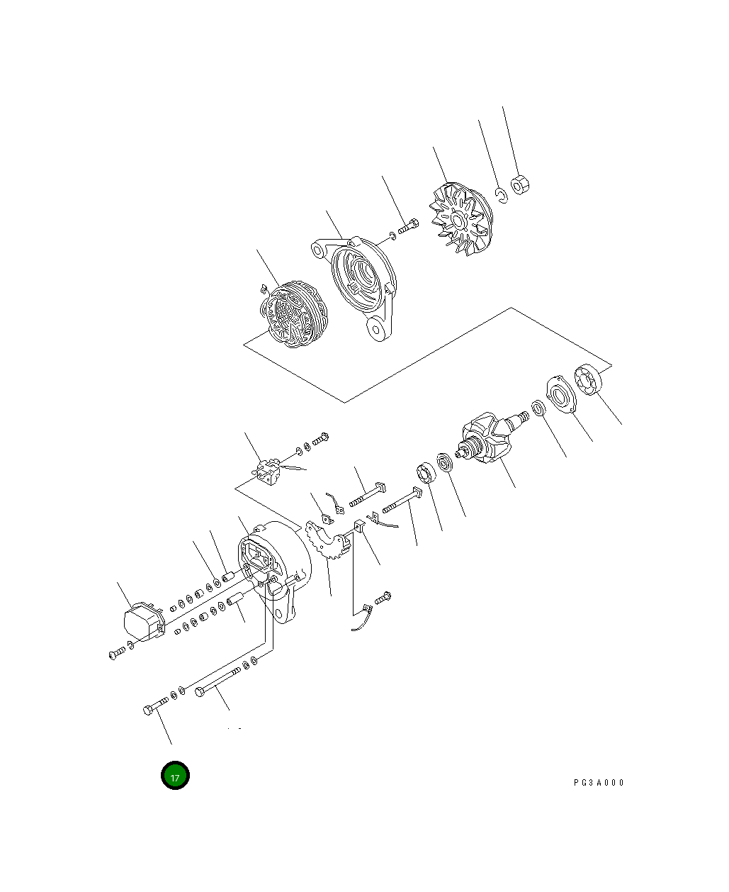 Болт KD0-33901-0650  Komatsu