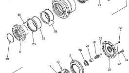 Крышка TZ200F1013-00 Komatsu