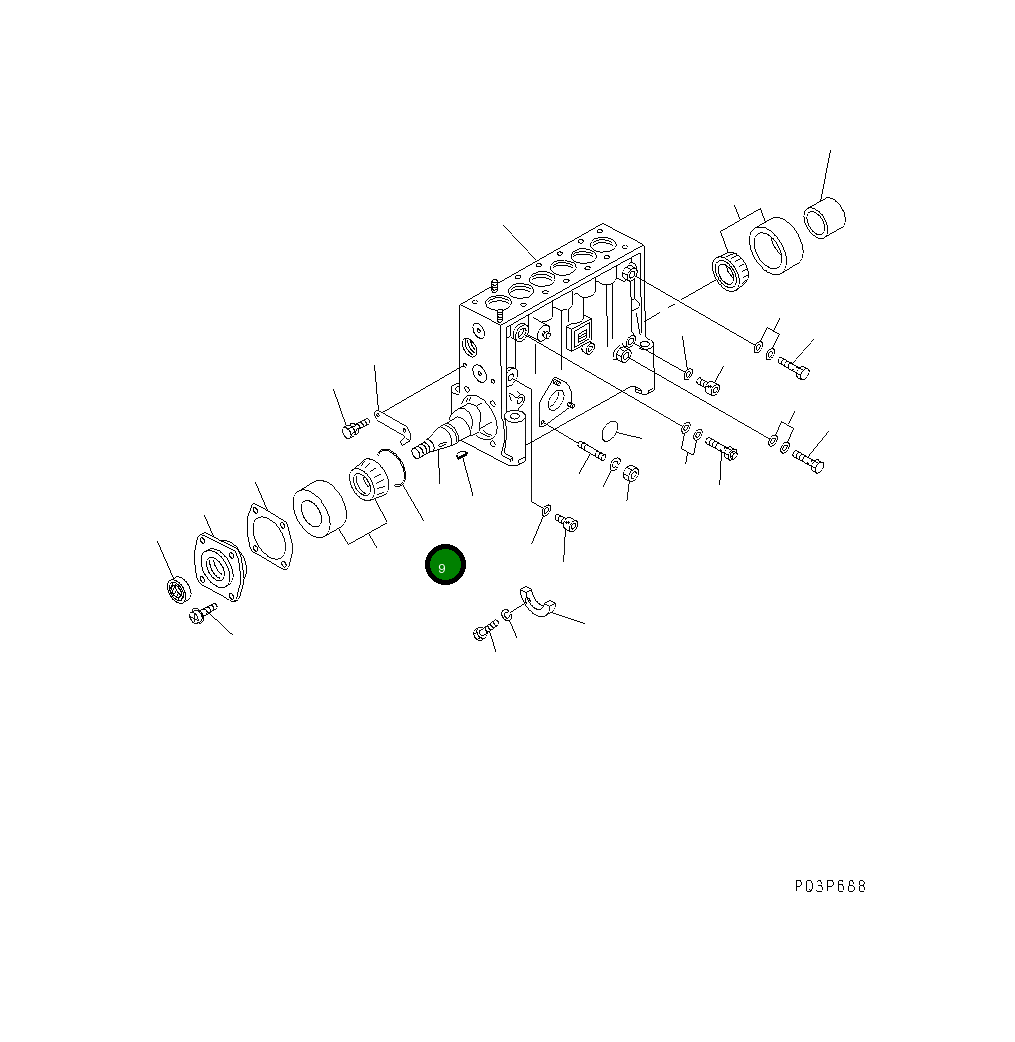 Кольцо уплотнительное (O-Ring) ND090139-0110 Komatsu