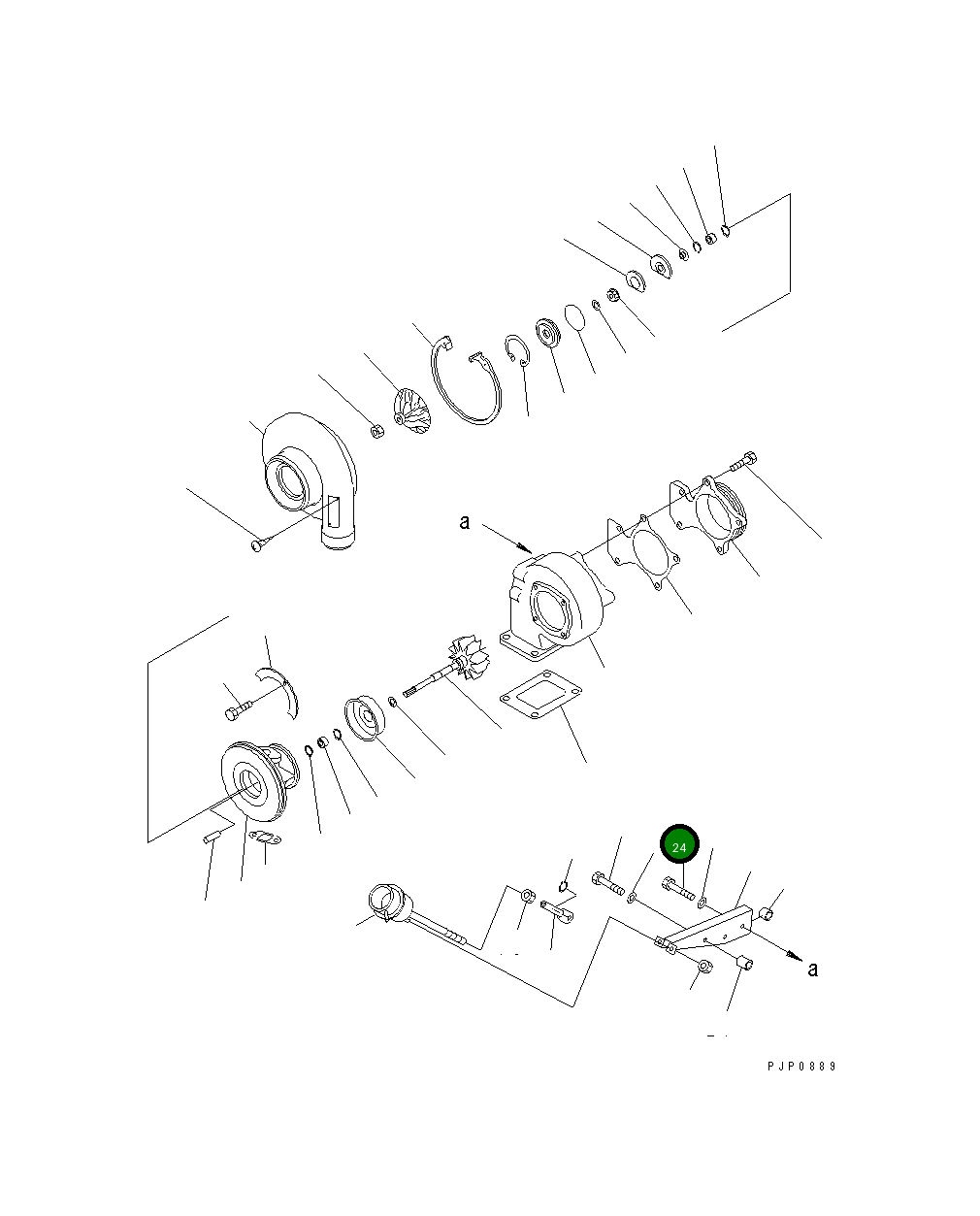 Болт 6735-81-8640 Komatsu