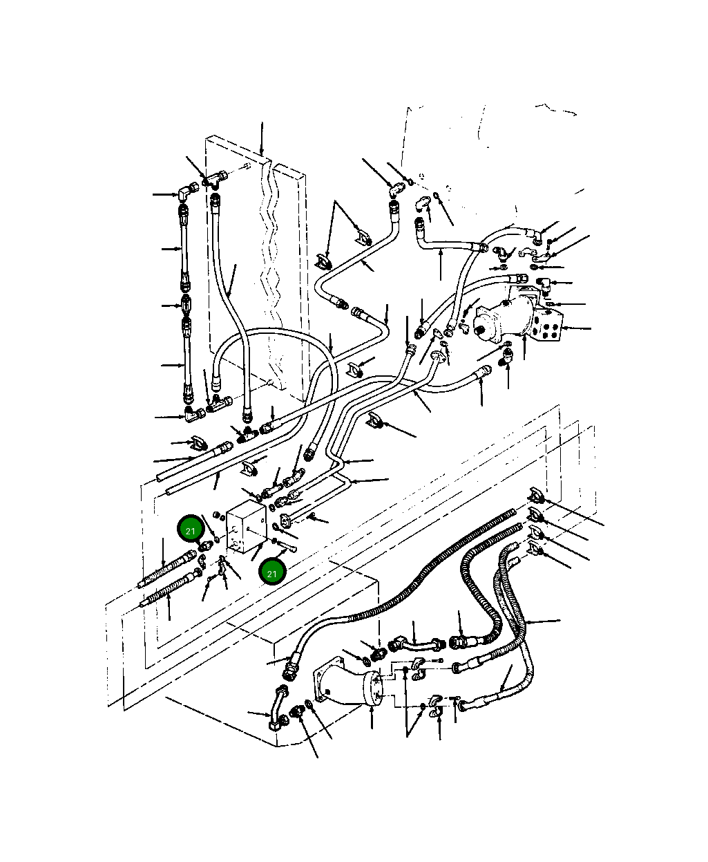 Болт 61 536 Komatsu