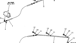 Трубка 262-97-57610 Komatsu
