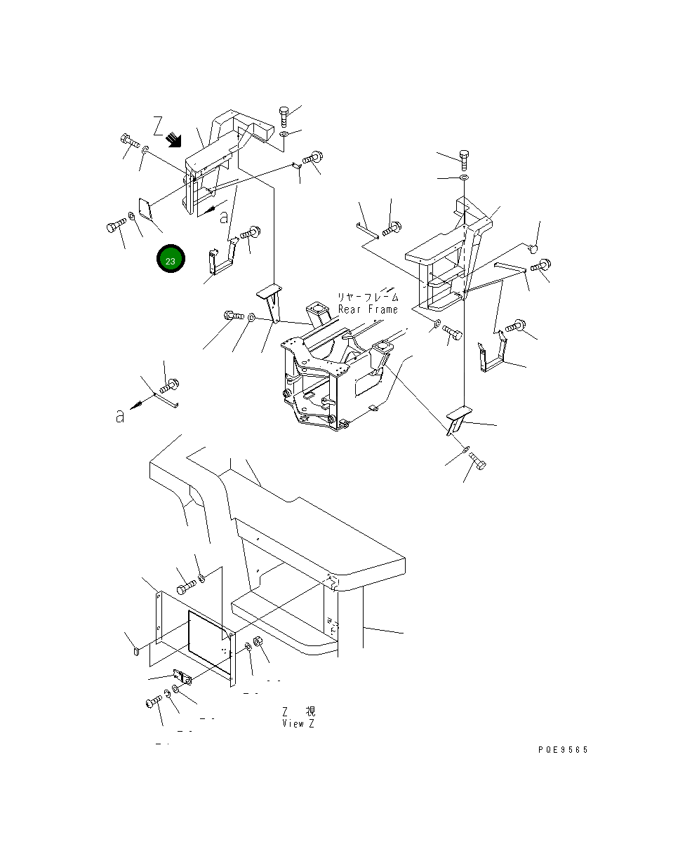 Крышка 419-54-24930 Komatsu