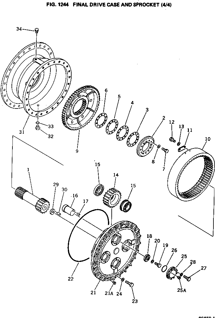 Болт 209-27-11670 Komatsu