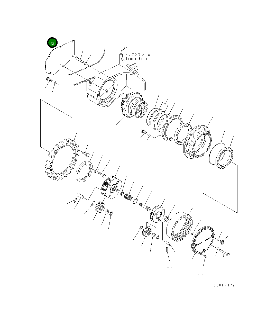 Крышка 8234-30-1310 Komatsu