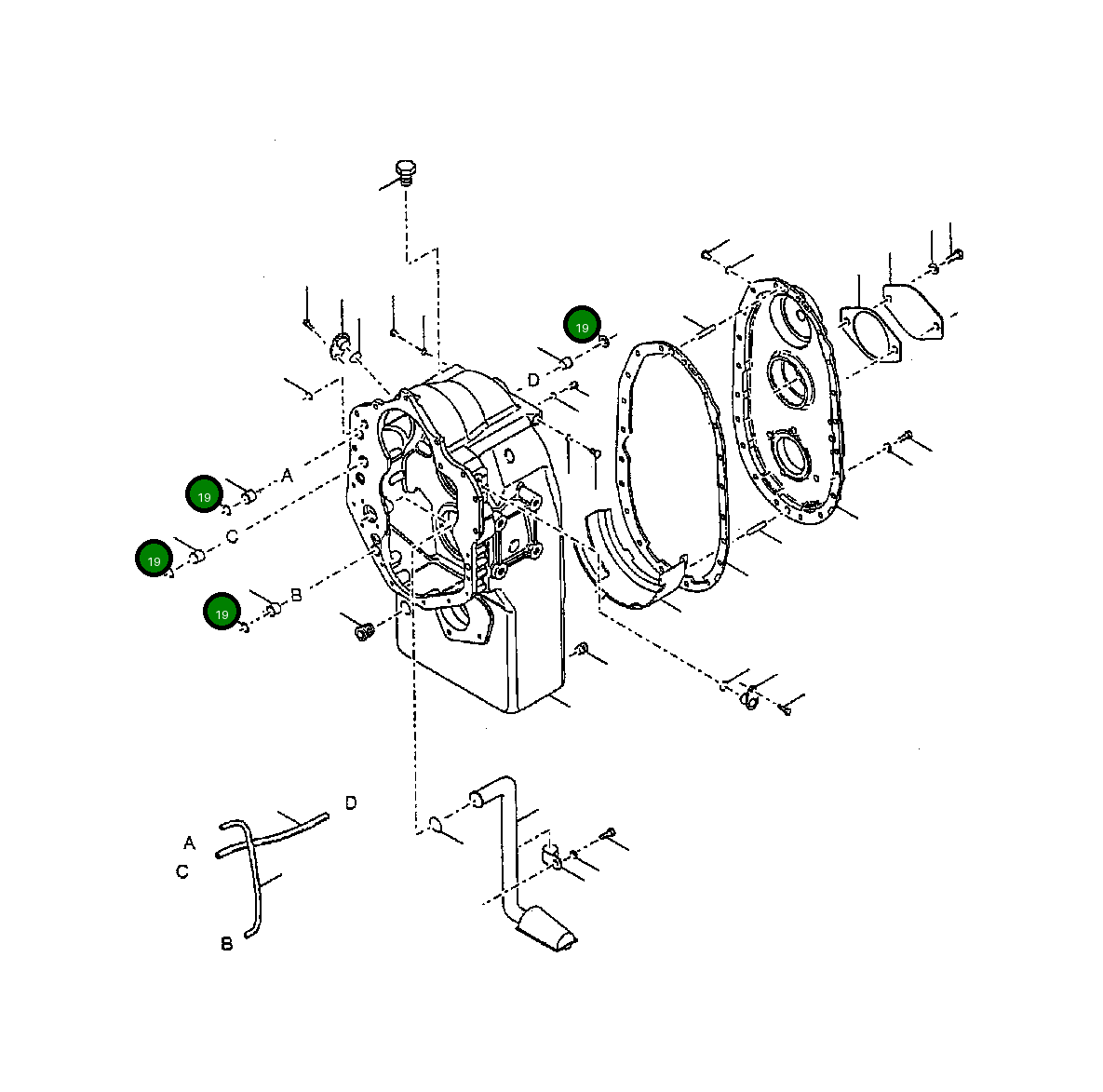 Кольцо уплотнительное (O-Ring) 91 709 H45 Komatsu