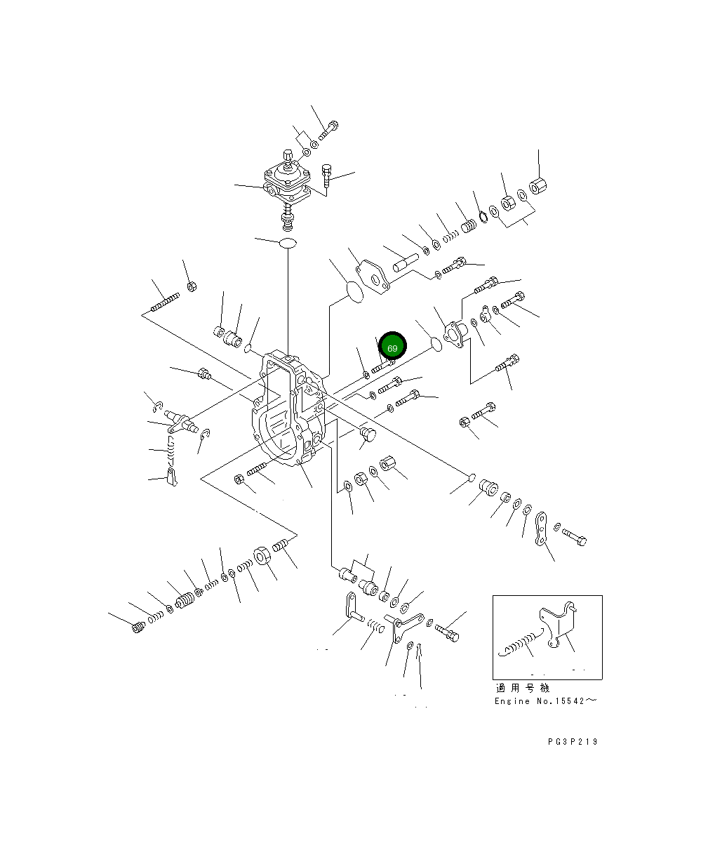 Болт ND949046-1940  Komatsu