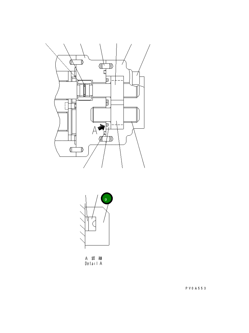 Кольцо UC1100238238 Komatsu