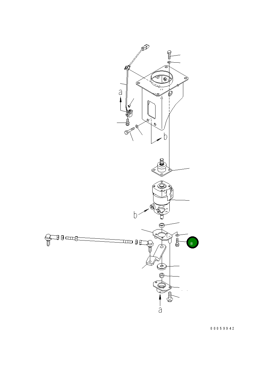 Болт 02010-70519 Komatsu