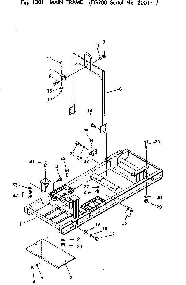 Болт 01016-32270  Komatsu