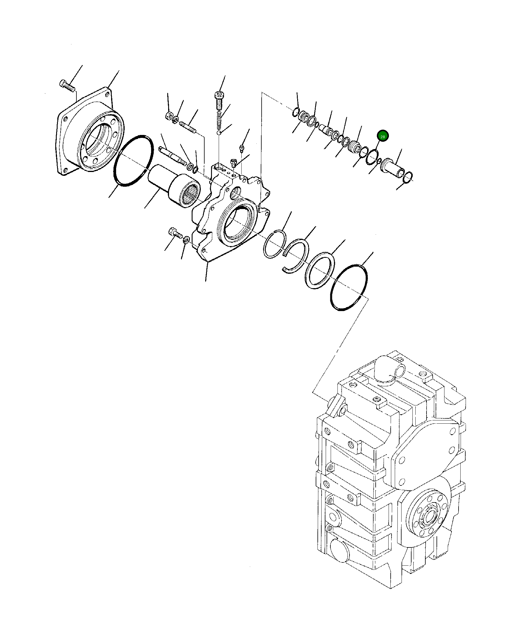 Кольцо уплотнительное (O-Ring) 21D-09-69340  Komatsu