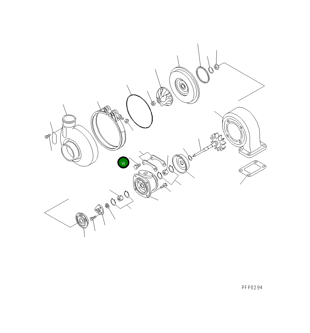 Болт 6736-81-8380 Komatsu
