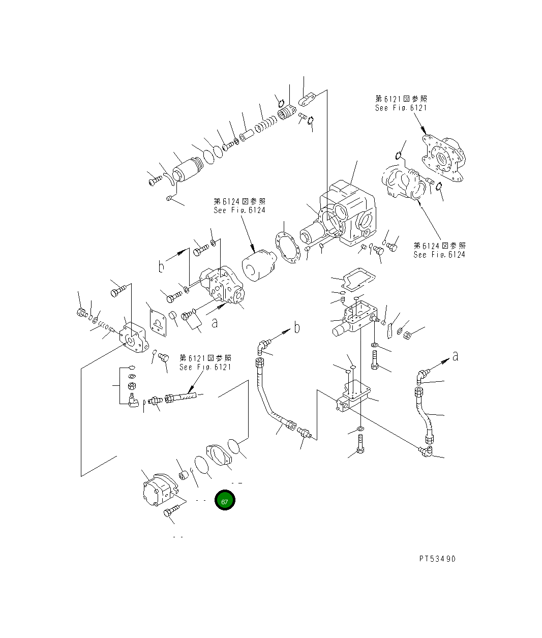 Кольцо уплотнительное (O-Ring) 26C-61-12160 Komatsu