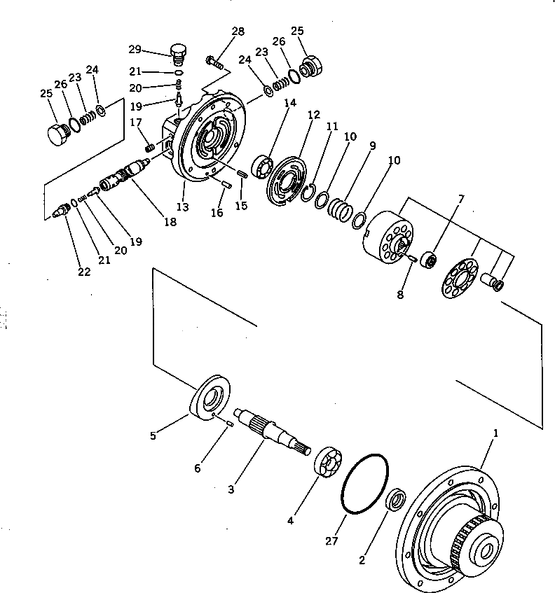 Болт 21U-60-22520 Komatsu