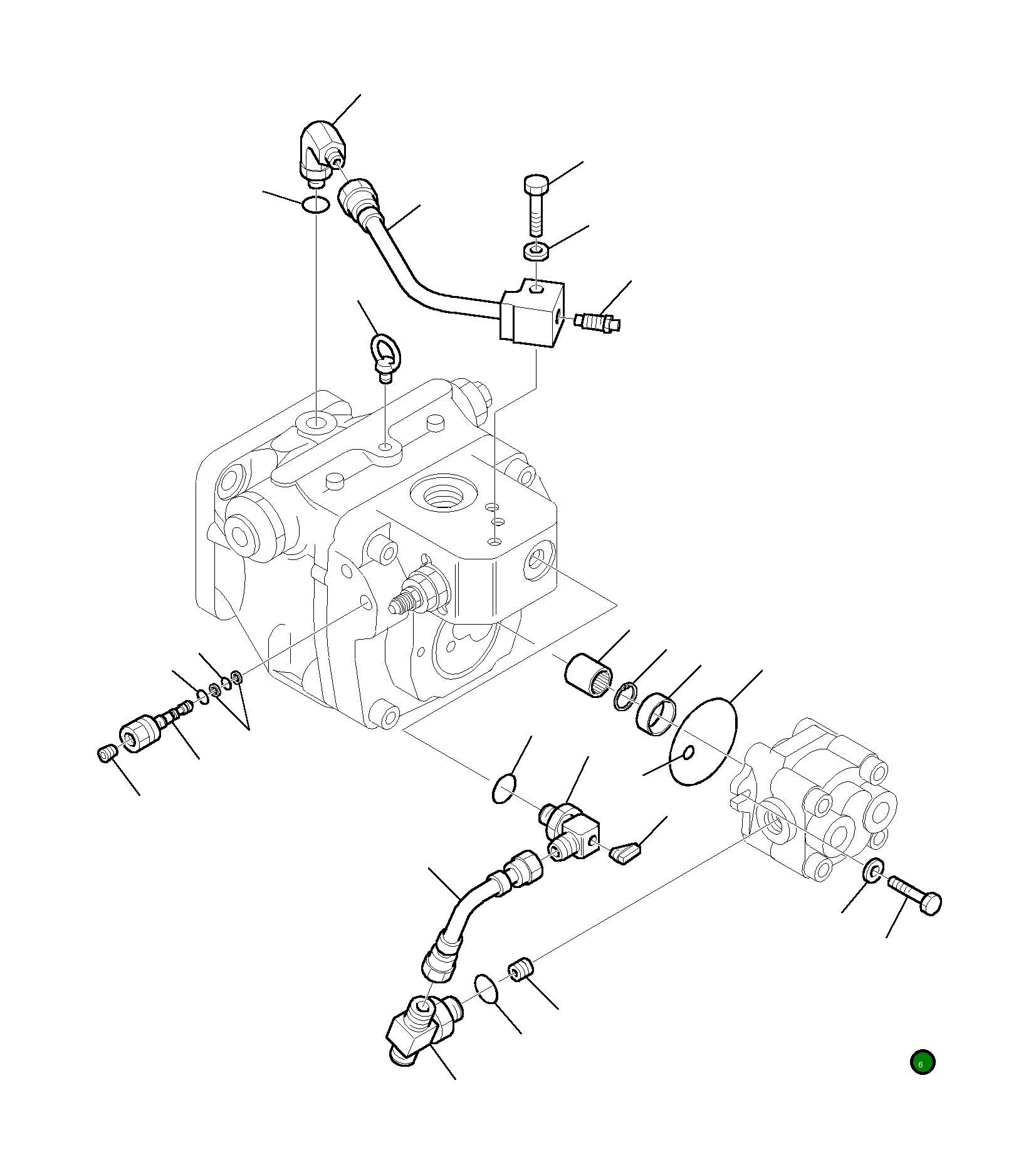 Болт 890001677  Komatsu