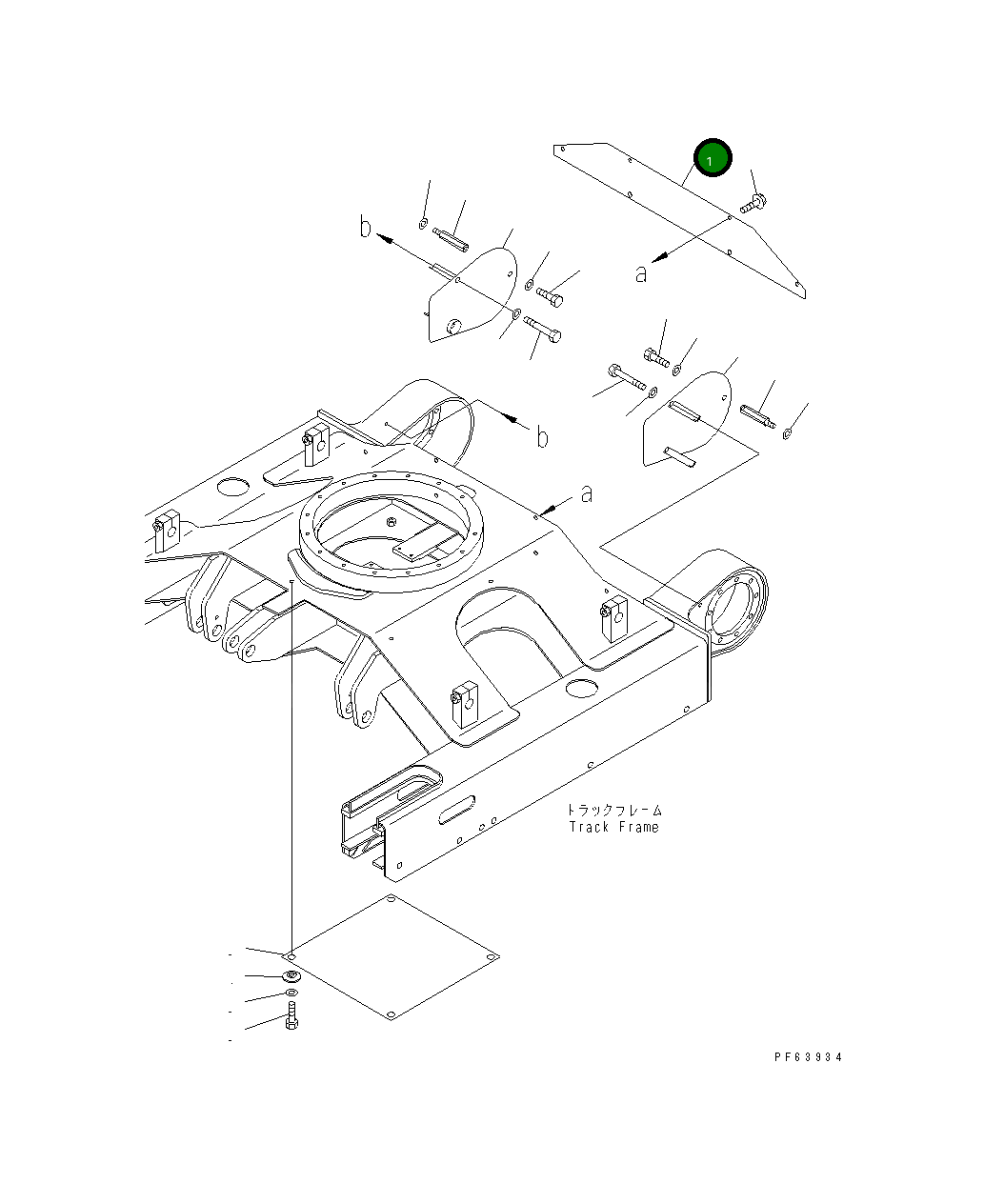 Крышка 20P-30-55120 Komatsu