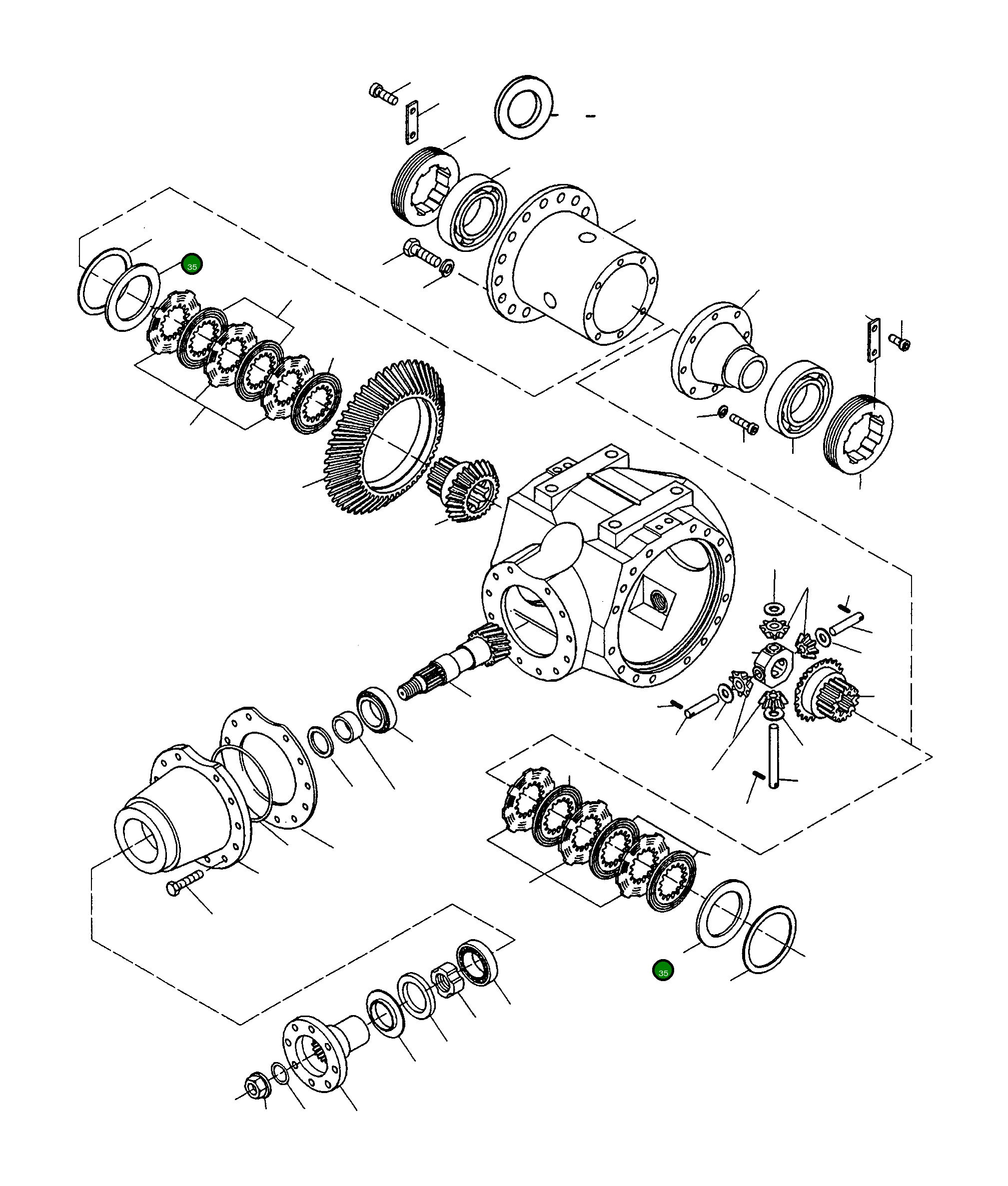 Кольцо 4919042M1 Komatsu