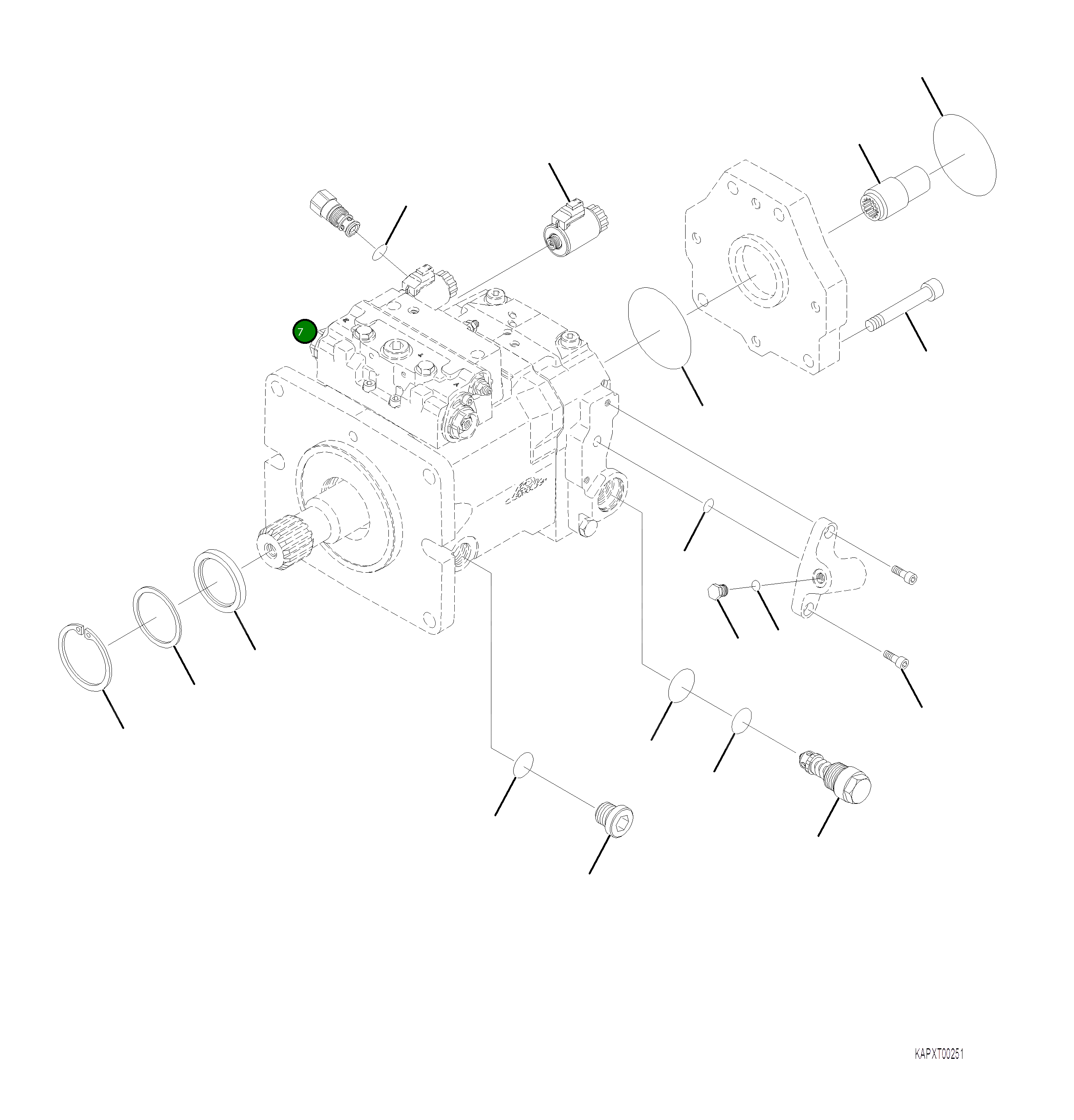 Кольцо уплотнительное (O-Ring) 4A1-60-26420 Komatsu