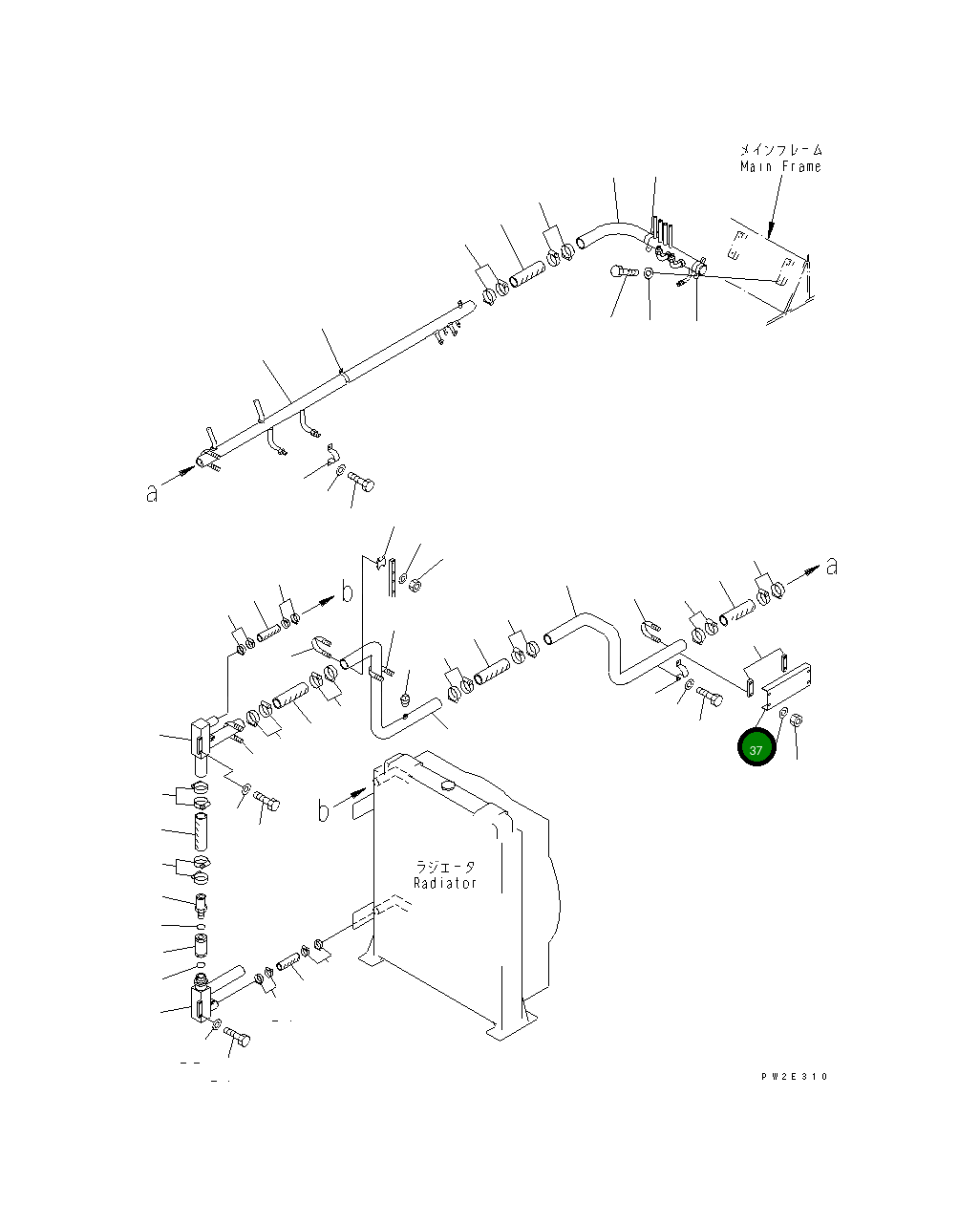 Крышка 263-60-36190  Komatsu