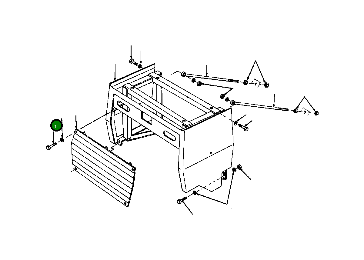 Болт 31 229 Komatsu