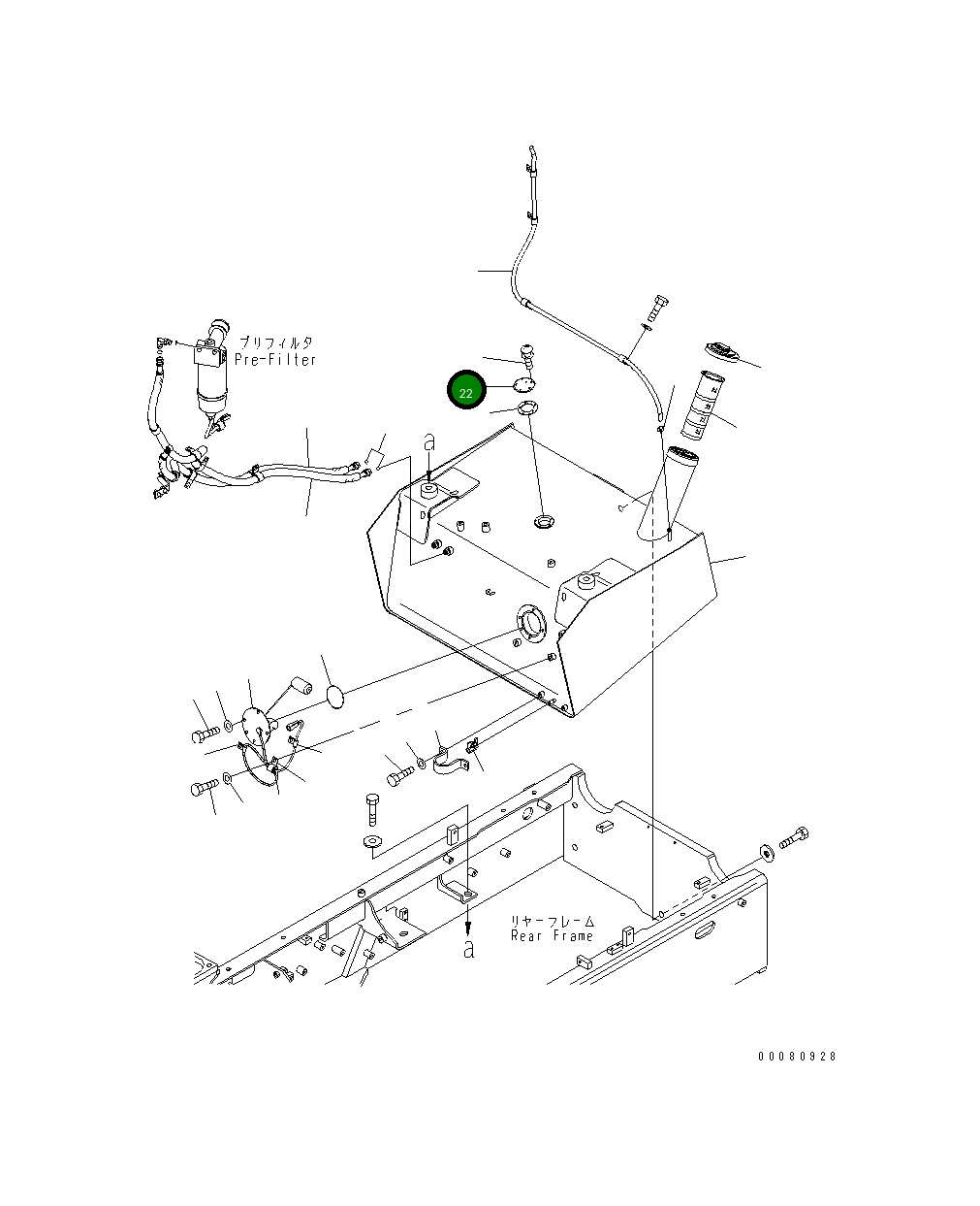 Крышка 418-04-31210  Komatsu