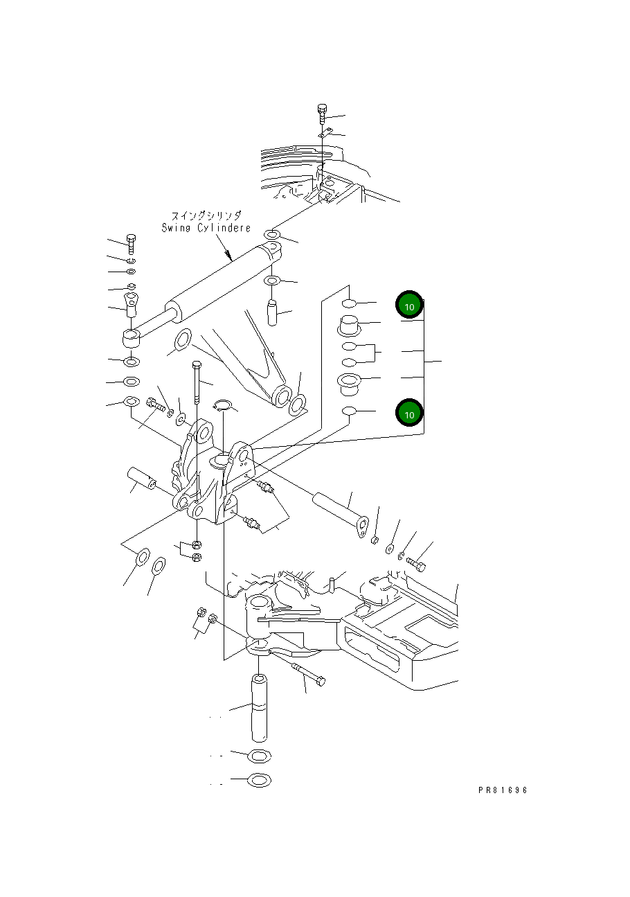 Кольцо уплотнительное (O-Ring) YM24321-001000  Komatsu