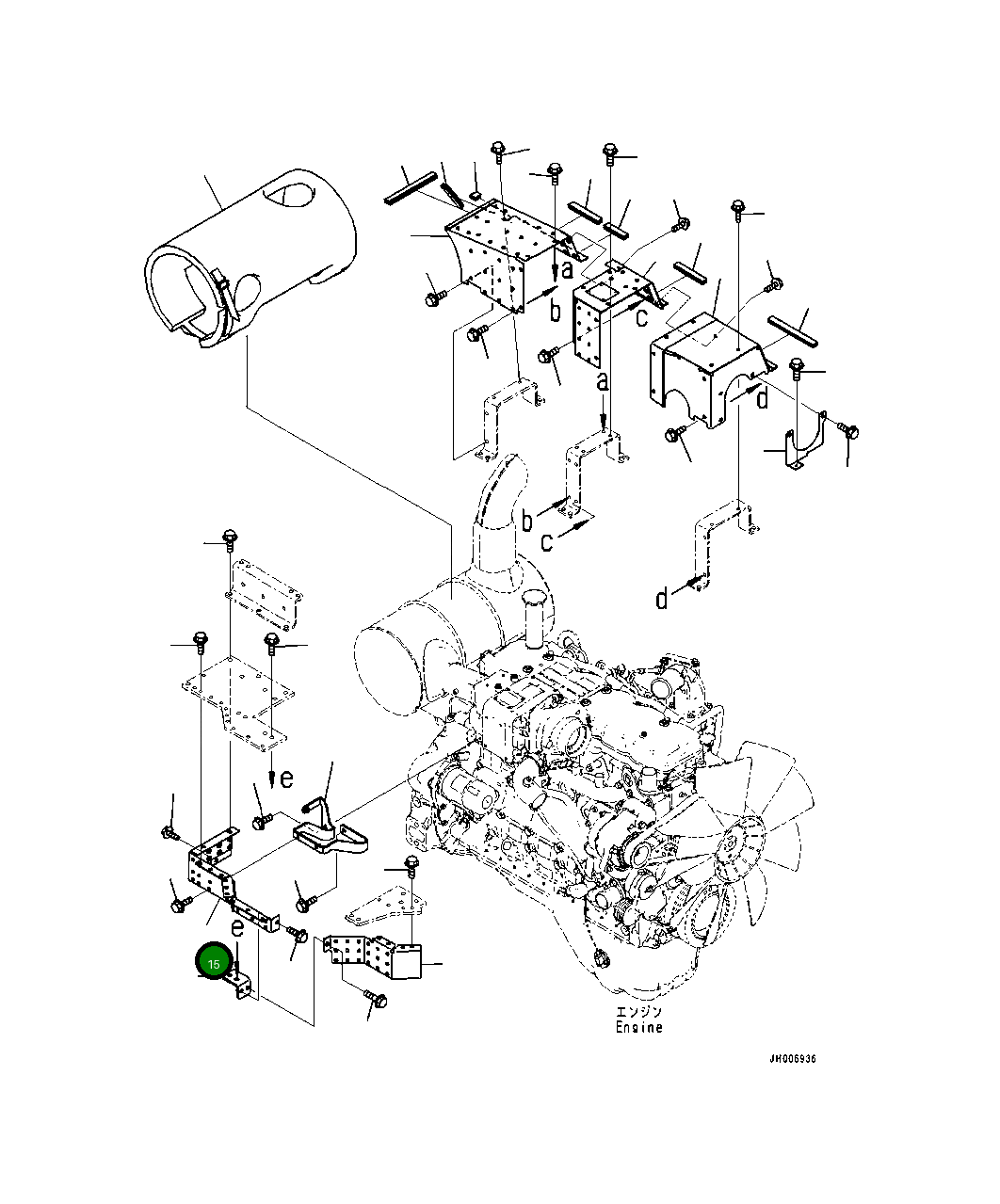 Крышка 20Y-01-41541 Komatsu