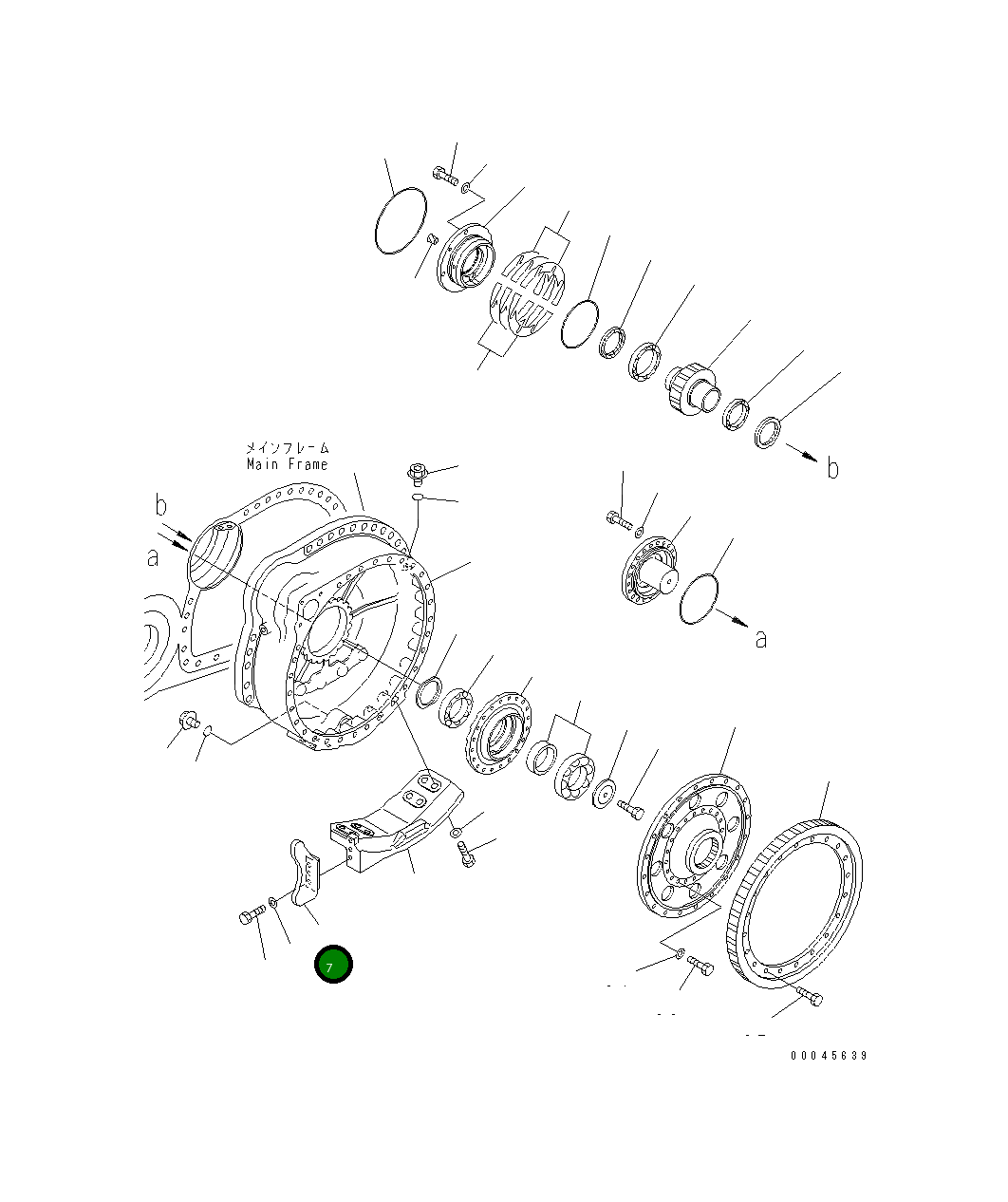 Крышка 195-30-68270 Komatsu