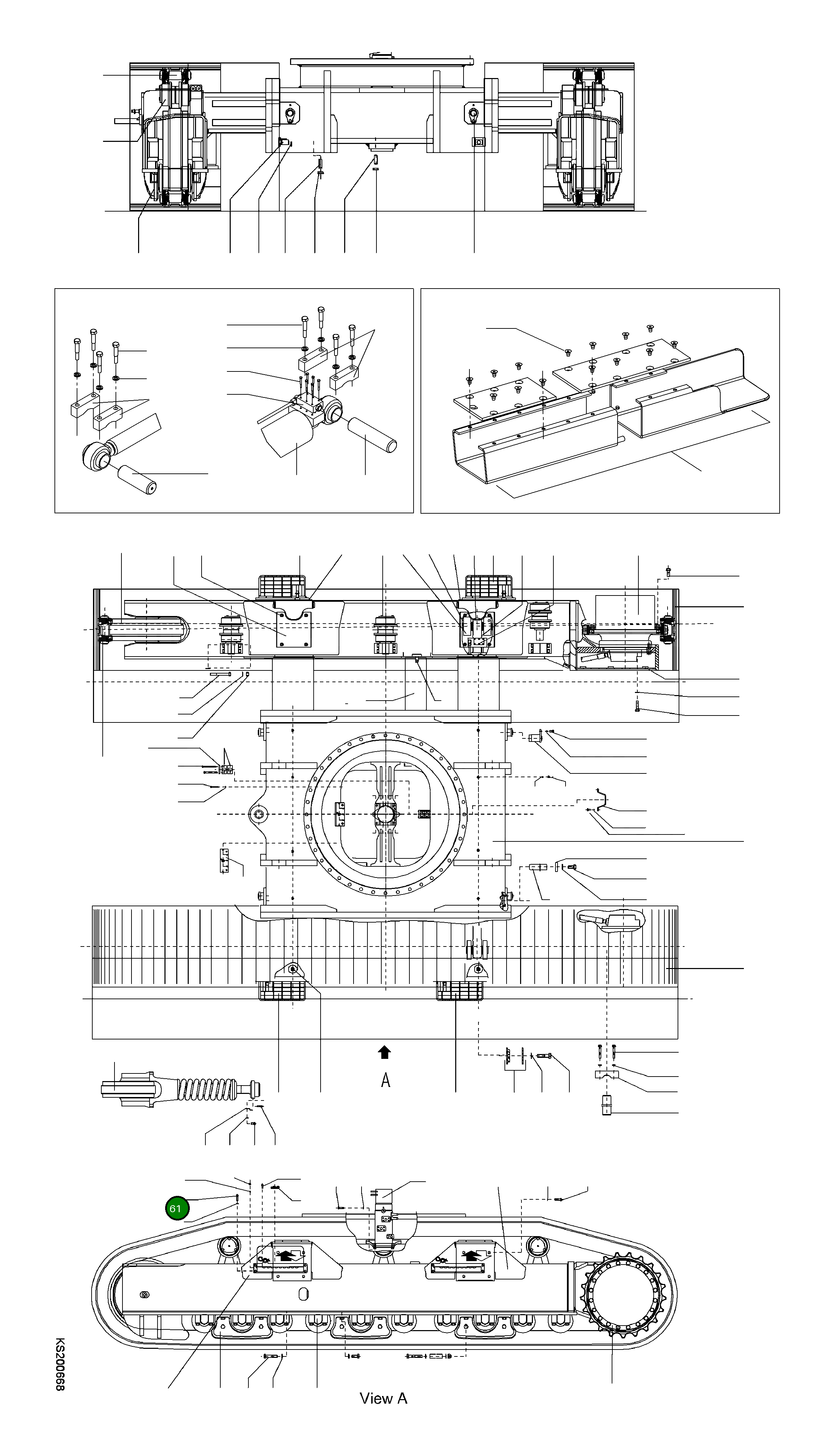 Болт 207-30-KB970 Komatsu