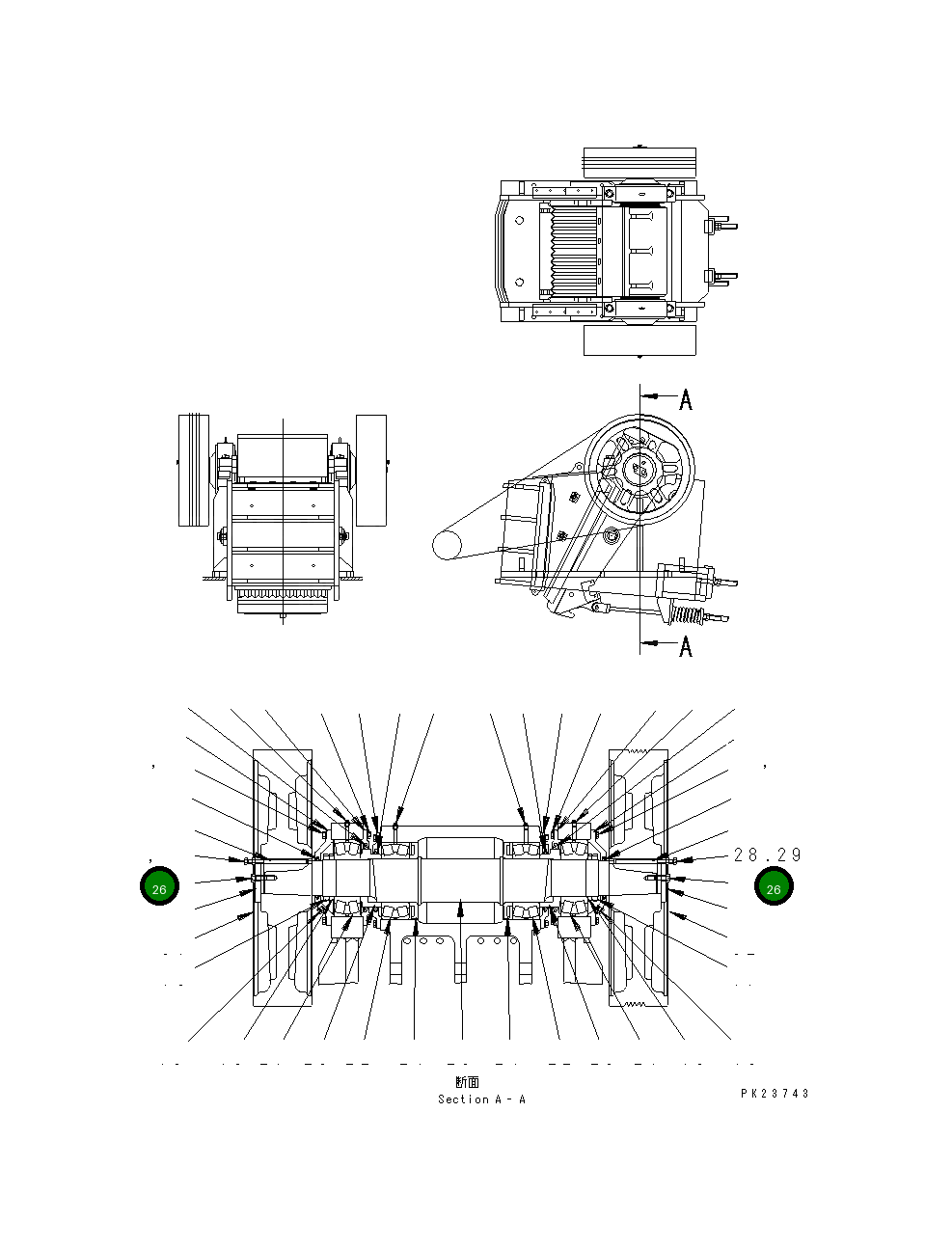 Болт KHJC-62801-30 Komatsu
