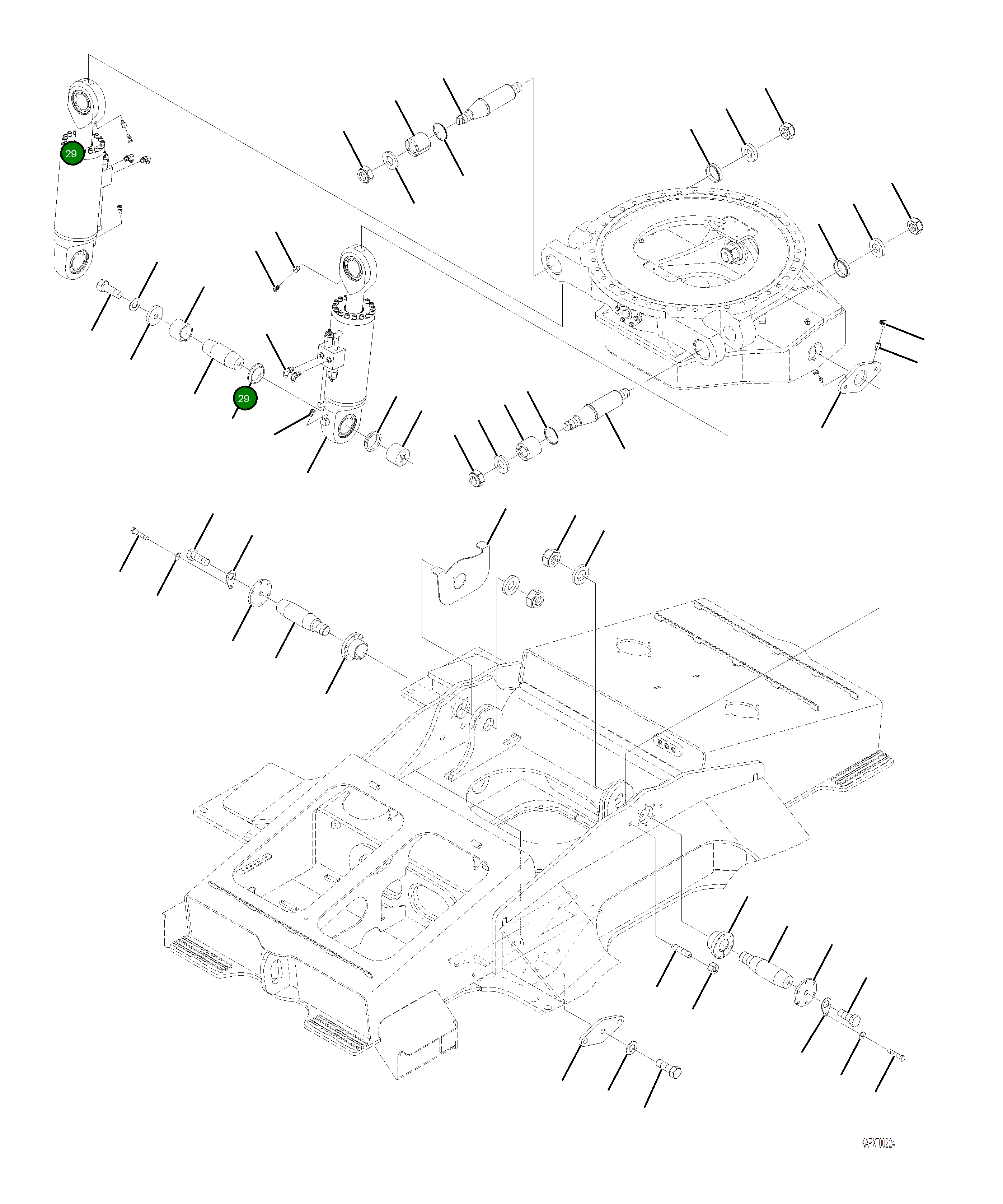 Болт 4A1-98-21270  Komatsu