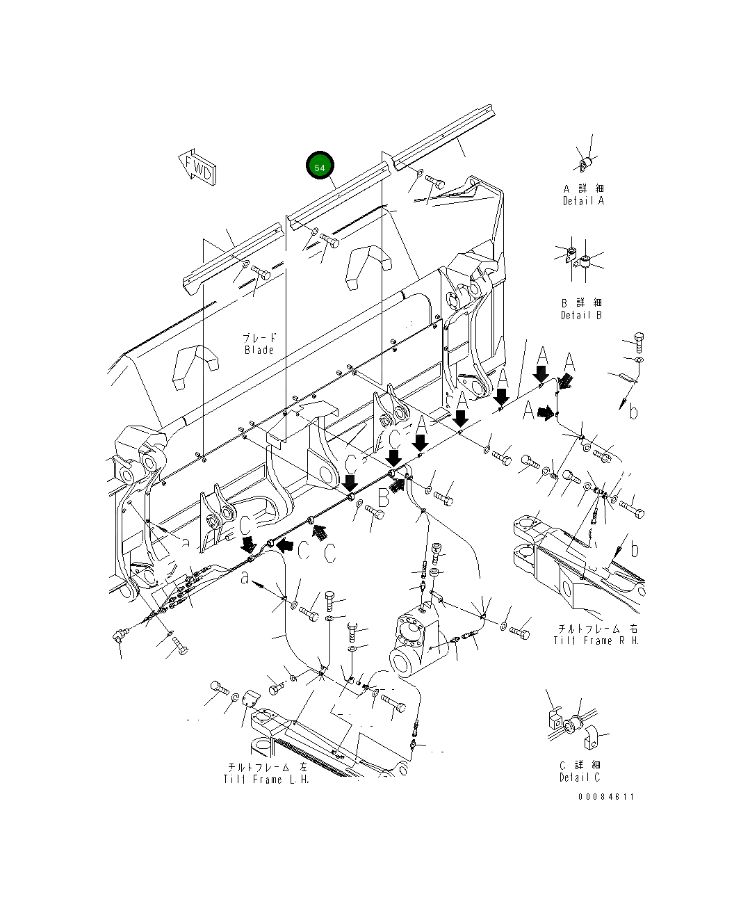Крышка 198-68-12120 Komatsu