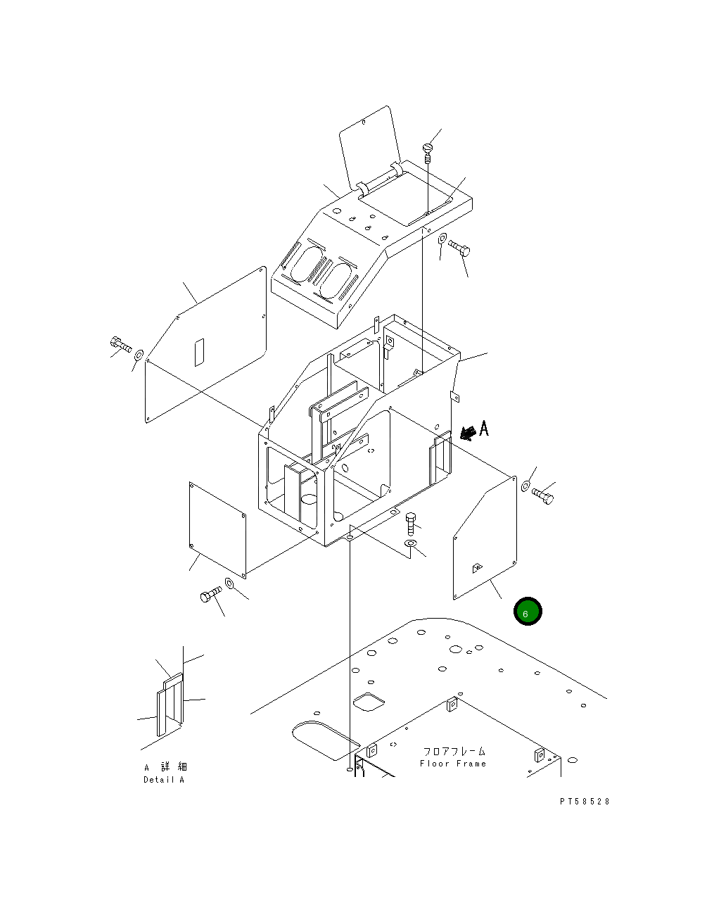 Крышка 273-43-67250 Komatsu