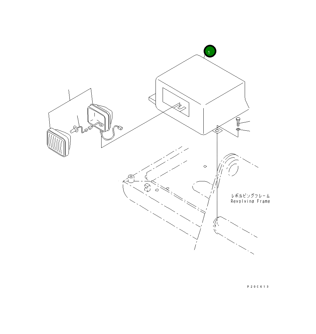 Крышка 8210-54-1810 Komatsu