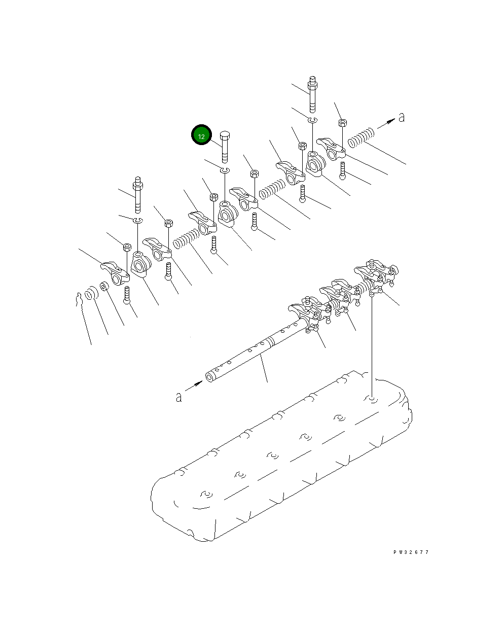 Болт 01010-31280 Komatsu
