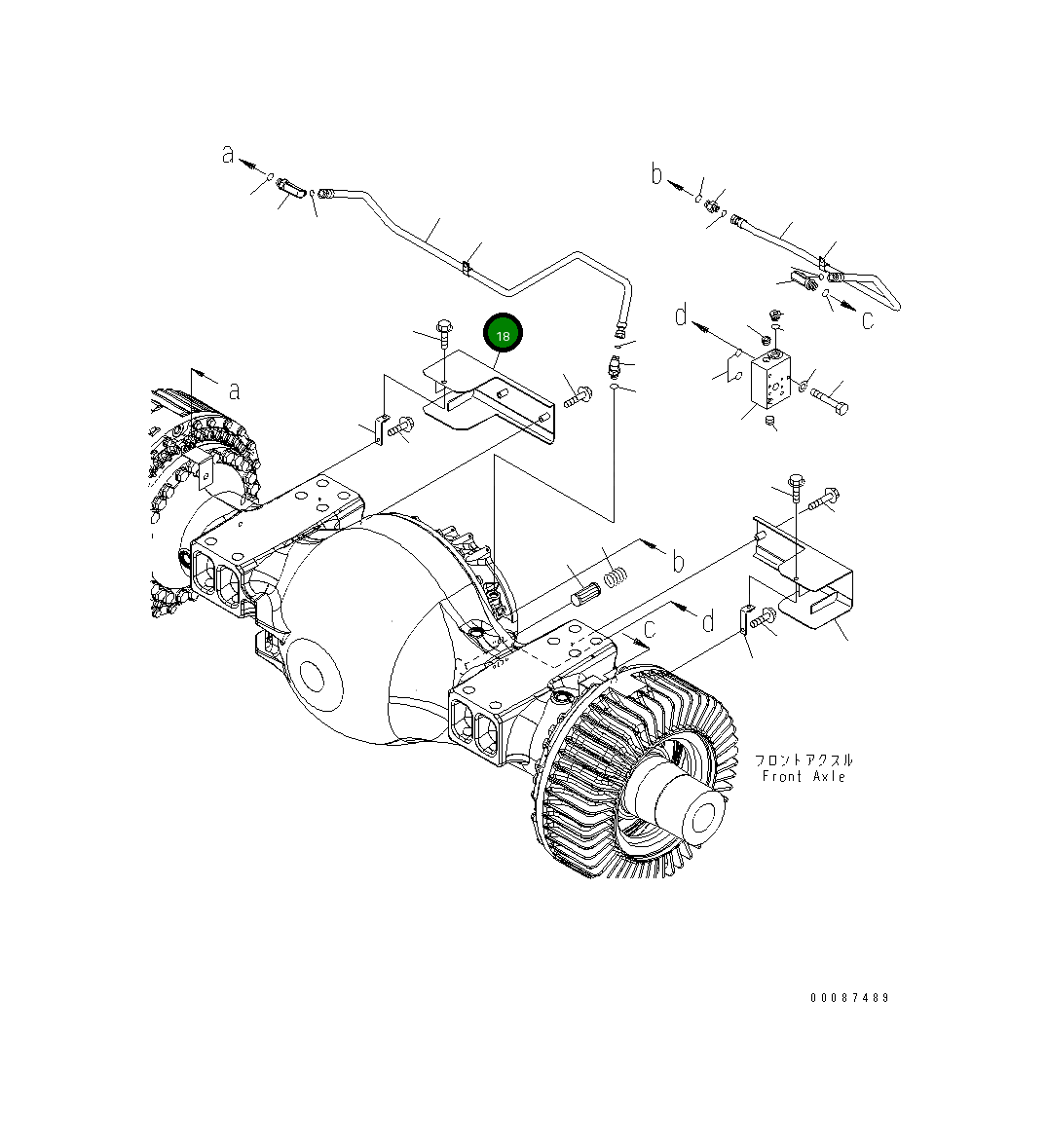 Крышка 426-33-31722 Komatsu