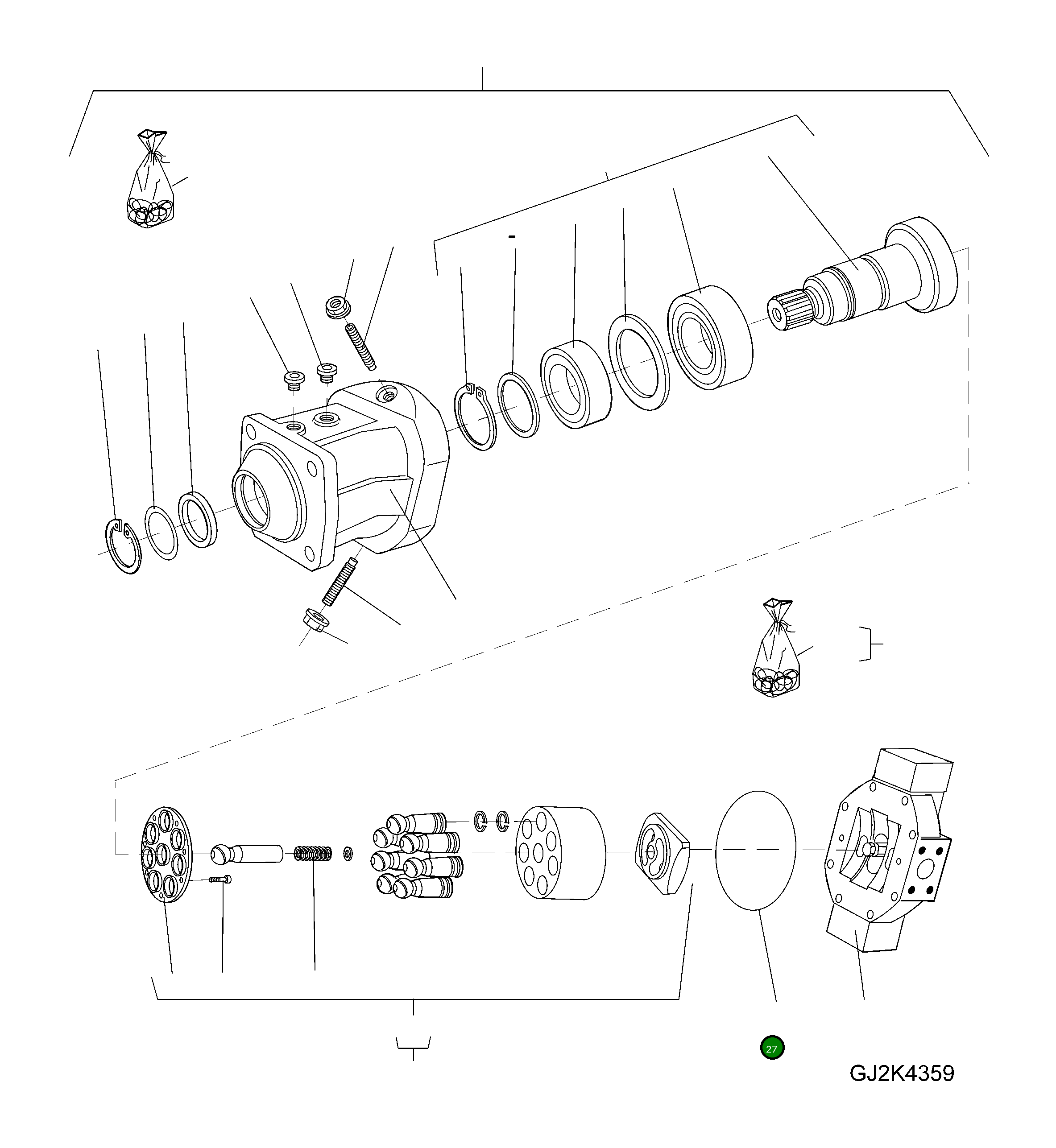 Кольцо уплотнительное (O-Ring) 42R-17-H0R60 Komatsu