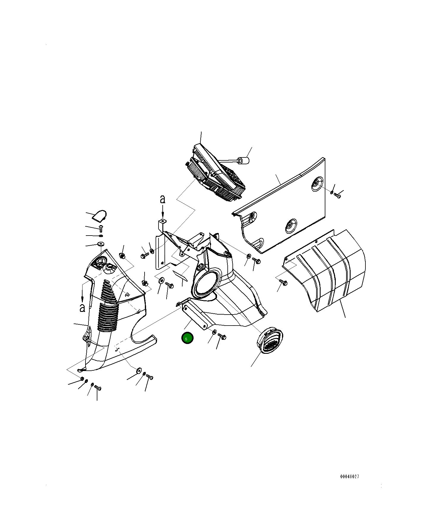 Крышка 20Y-53-12154 Komatsu