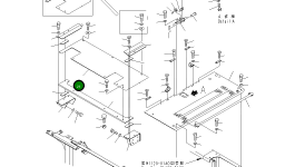 Крышка 21M-54-11192 Komatsu
