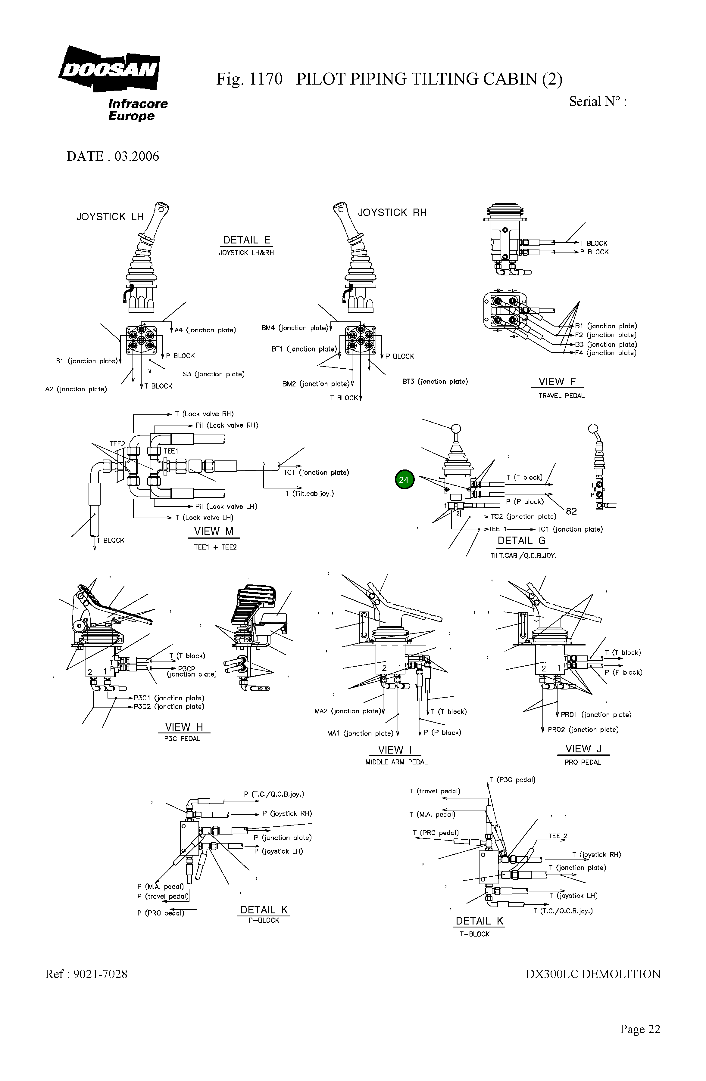 Болт S0505266 Komatsu