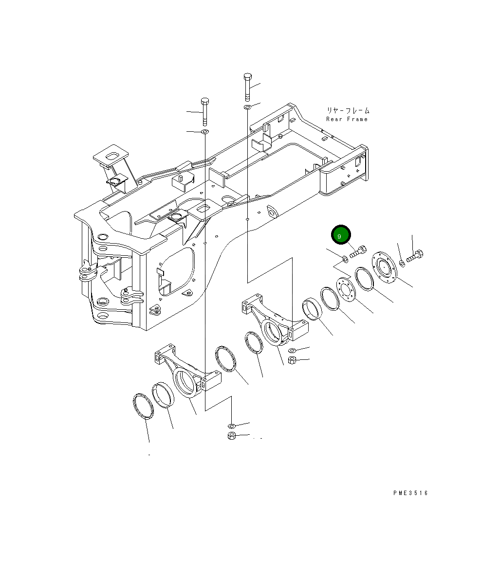 Болт 01010-61670 Komatsu