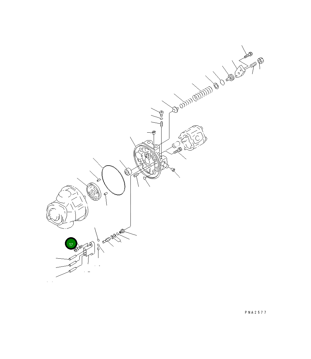 Болт UC1301567009 Komatsu