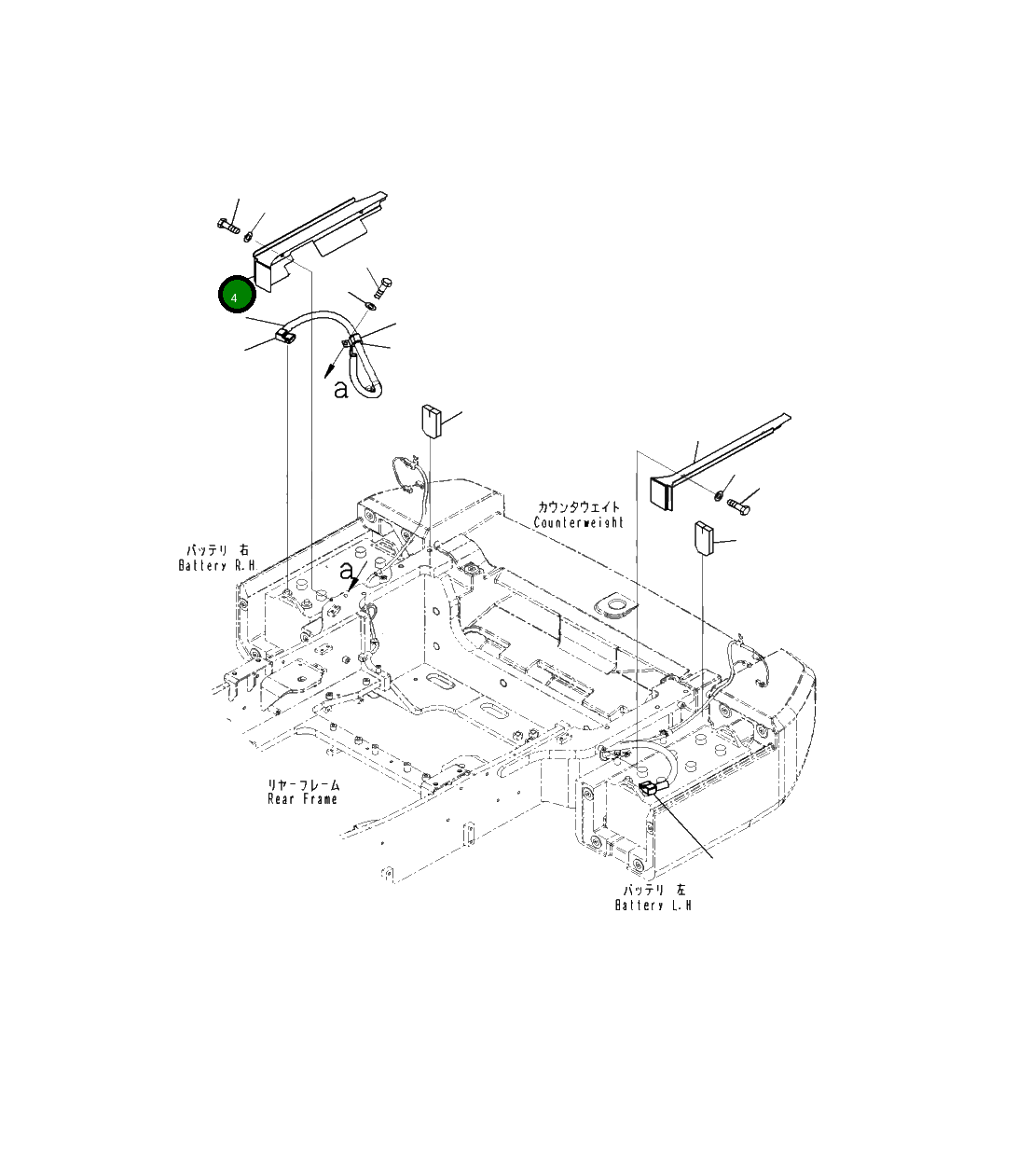 Крышка 421-06-51360  Komatsu