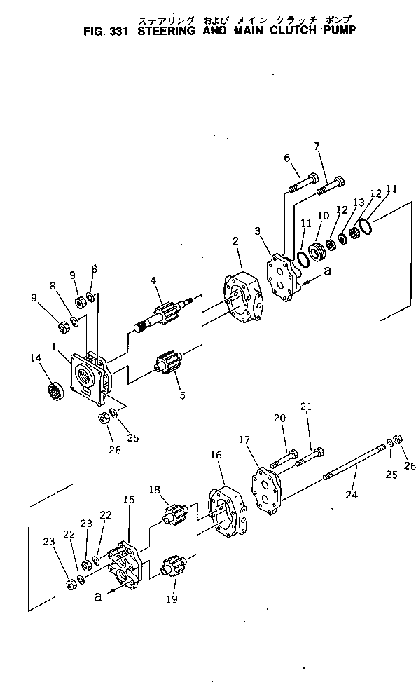 Болт 01050-51280  Komatsu