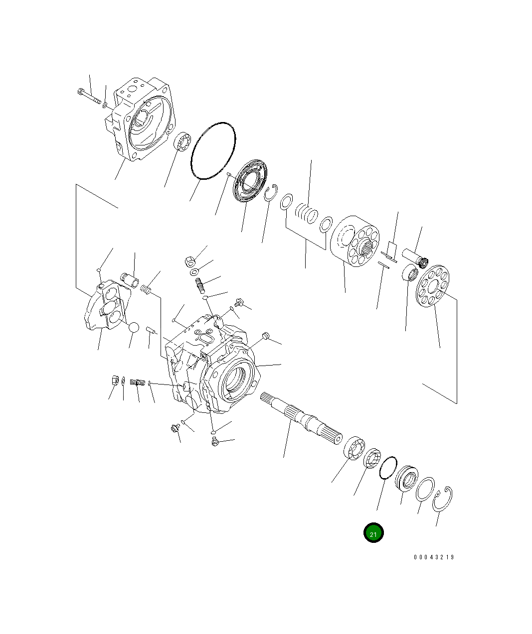 Кольцо уплотнительное (O-Ring) 07000-B2065 Komatsu