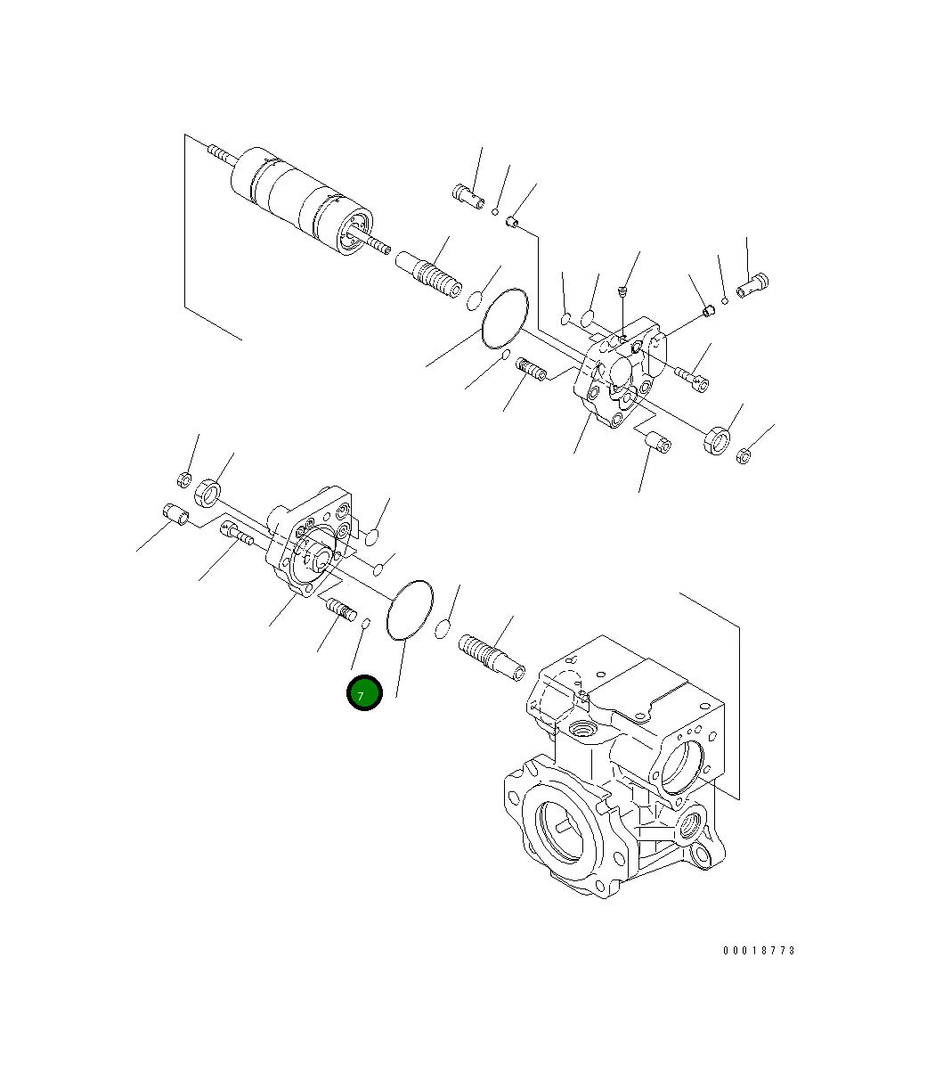 Кольцо уплотнительное (O-Ring) 07000-B1010 Komatsu