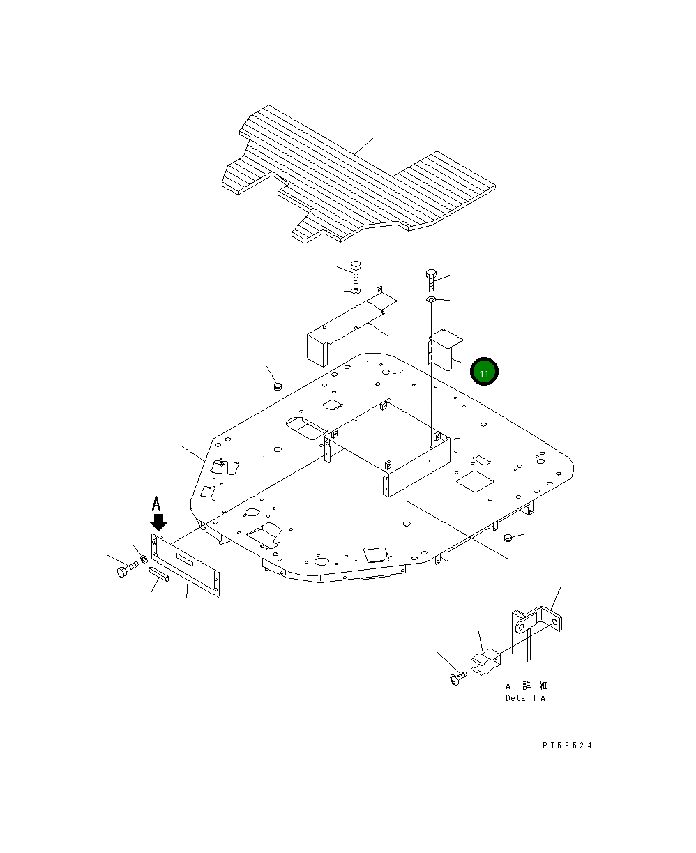 Крышка 273-54-64110 Komatsu