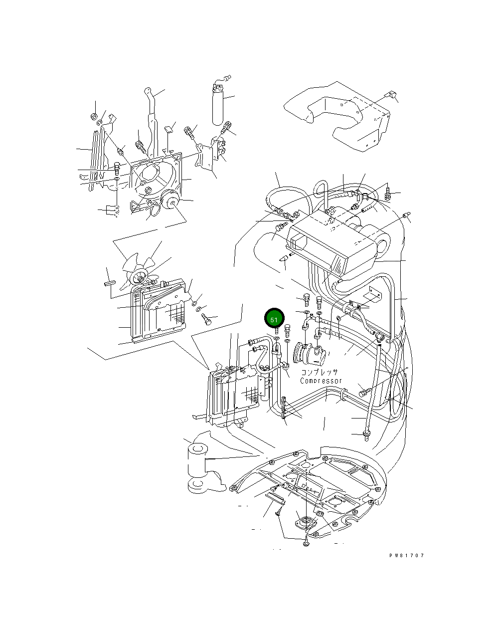 Болт YM26013-060252 Komatsu