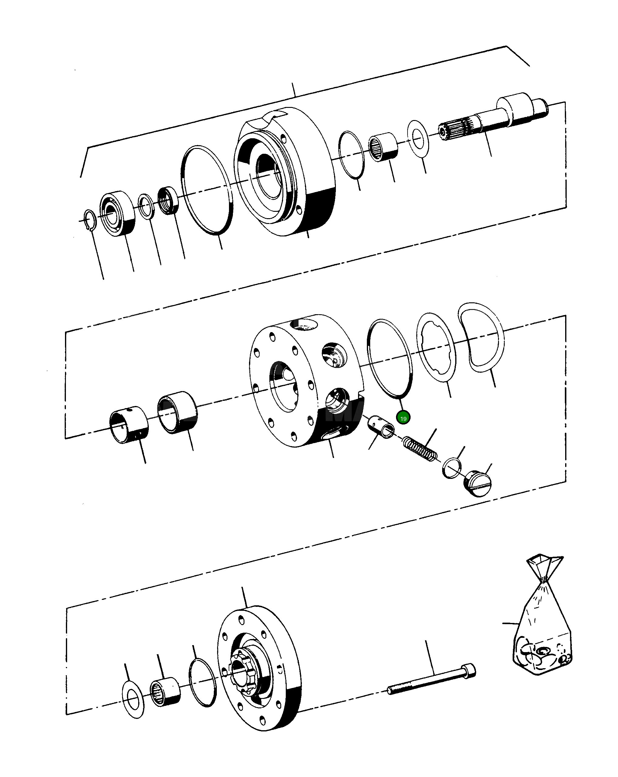 Кольцо уплотнительное (O-Ring) 3008711X1 Komatsu